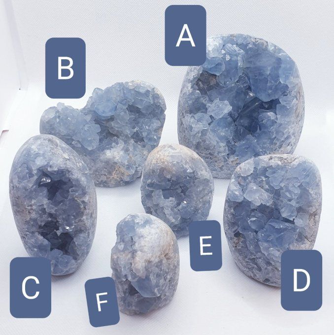 Géodes de Célestite